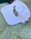 white Unstructured low-profile cap